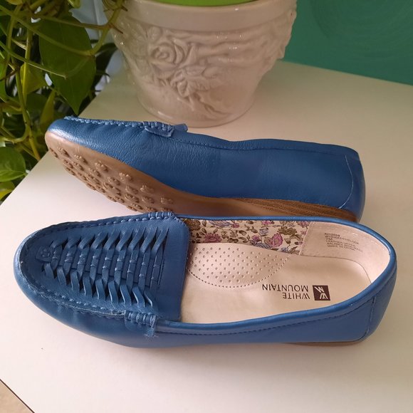 Vintage White Mountain Potluck Leather Slip On Loafers - Picture 2 of 14